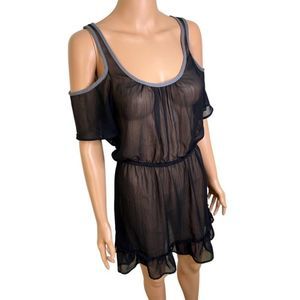 Olsenboye Sheer Sheeth Dress